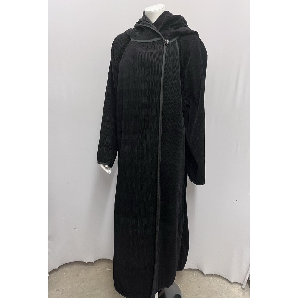 Mycra Pan One Reversible Coat Black Hood Artsy Style Size 1‎ - S/M Fits Large L - Picture 5 of 12